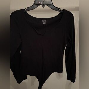 long sleeve bodysuit from pink